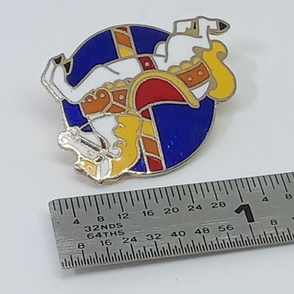 👍 5 for $20 vintage small cloisonne carousel horse merry-go-round pin brooch